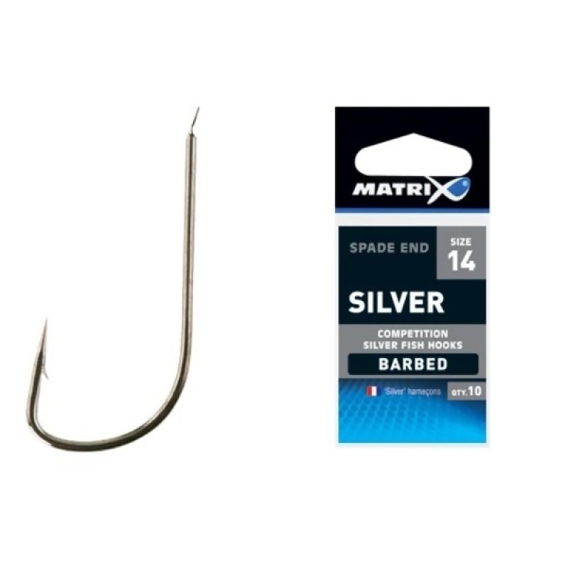 MATRIX Silver Hooks kabliukai (22 dydis)
